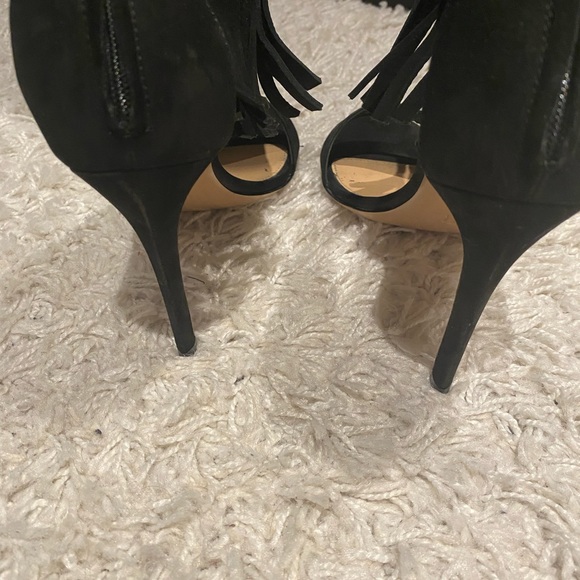 Gianvitto Rossi black fringe sandals, size 36/IS6 - Picture 7 of 9